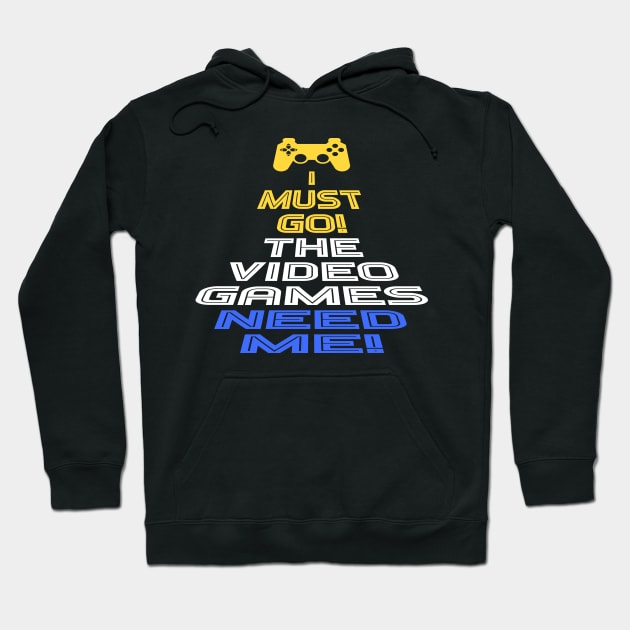 Video Games Gamer Hoodie by Design Seventytwo